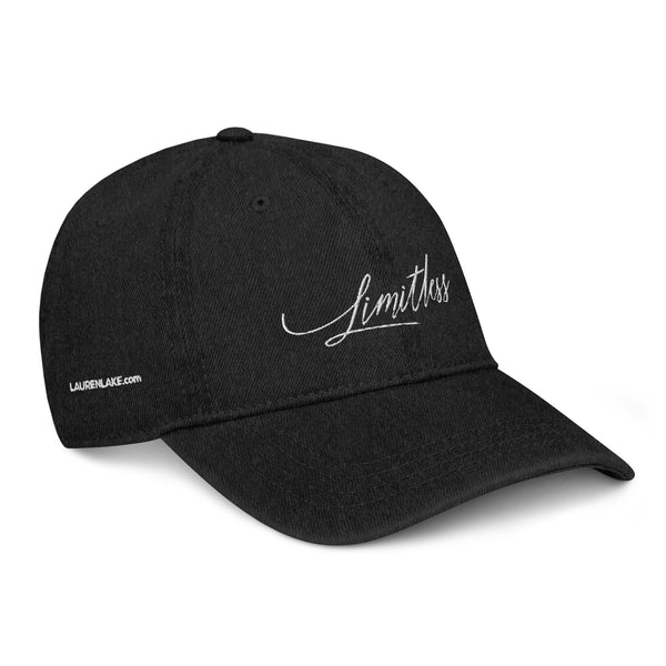 Black Denim Limitless Dad Cap