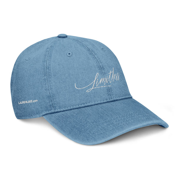 Limitless Denim Dad Cap