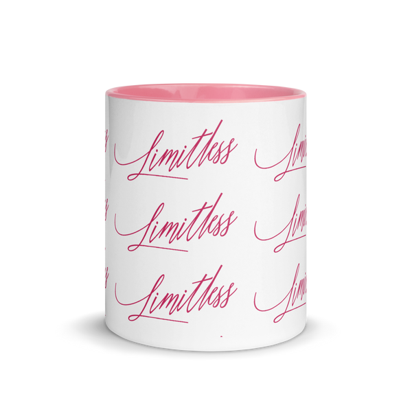 Pink and White Limitless Mug