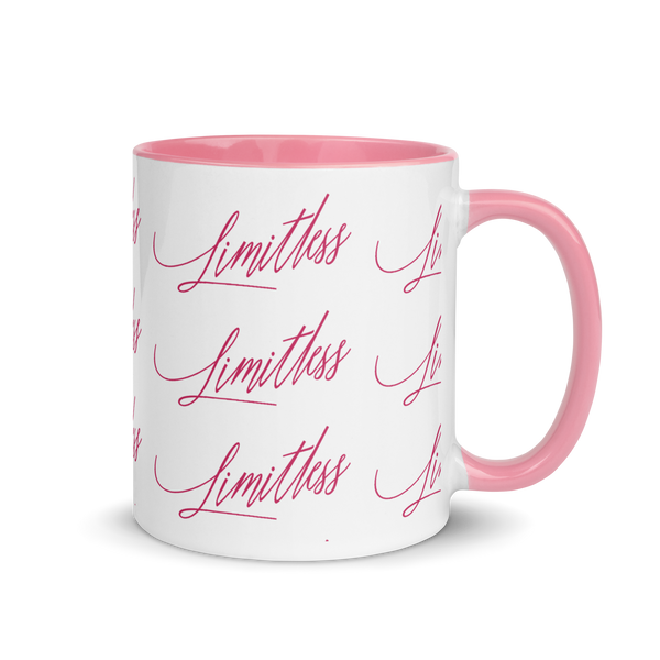 Pink and White Limitless Mug