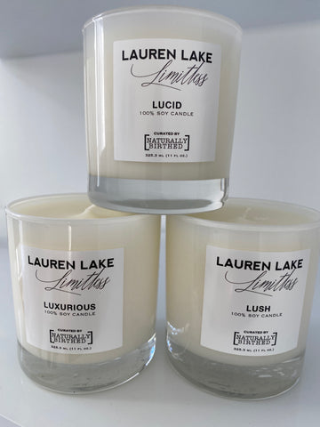 Lauren Lake Limitless Candle: Lush